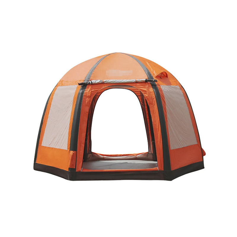 Tienda inflable hemisférica 2 puertas 4 ventanas