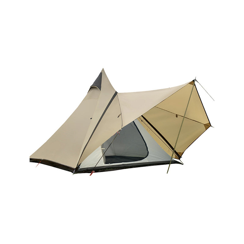 Tienda de pirámide india liviana para acampar a prueba de lluvia