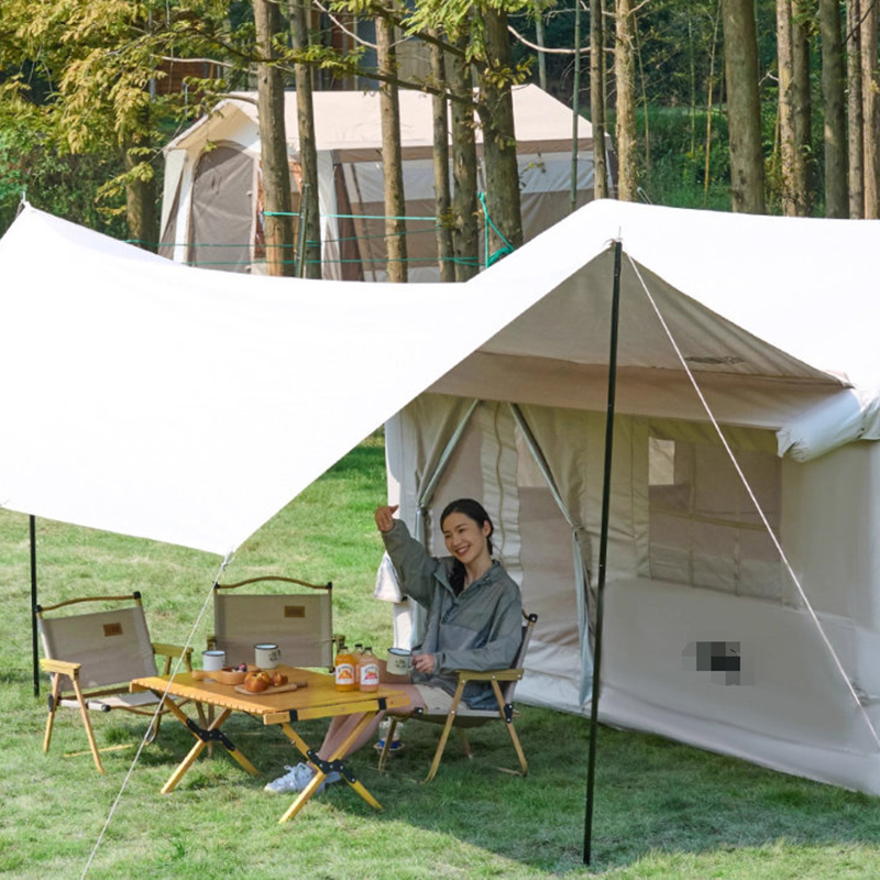 Carpa de alero inflable con dosel