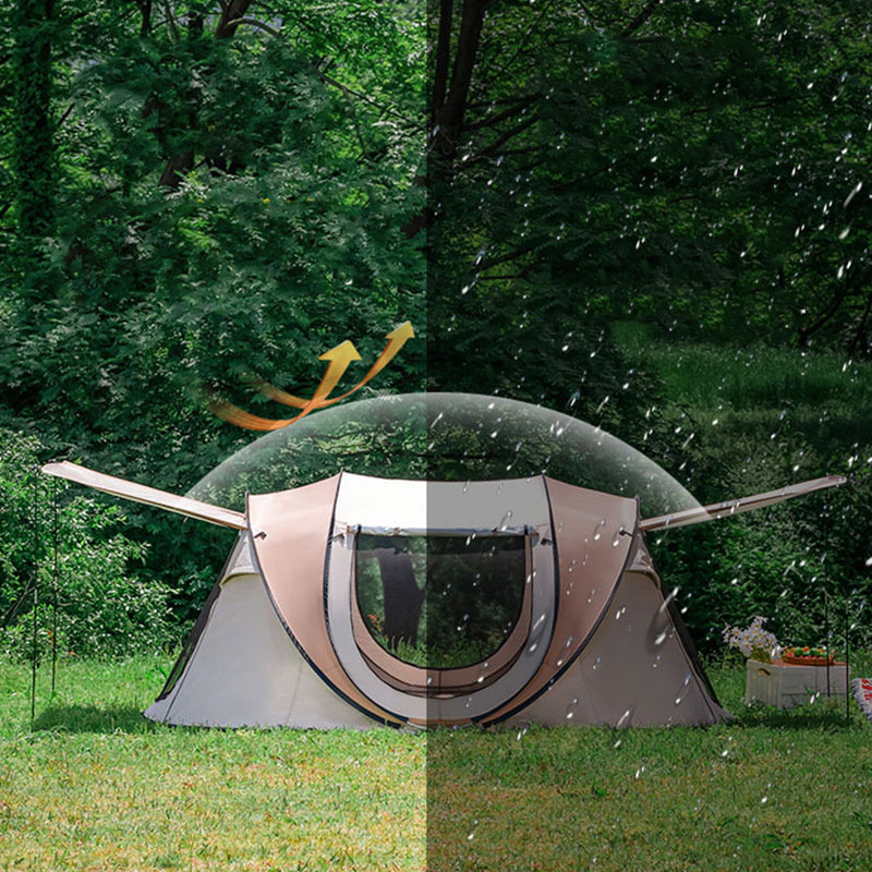 Carpa de lanzamiento de mano para acampar de parque