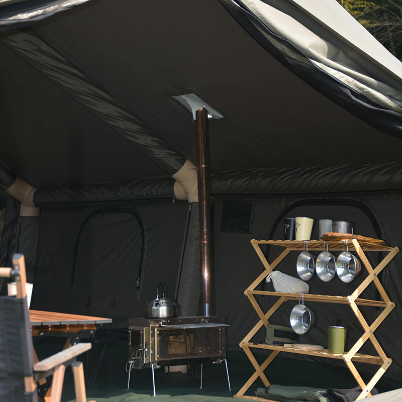 Tienda inflable RBM de 12 m² con tragaluz panorámica