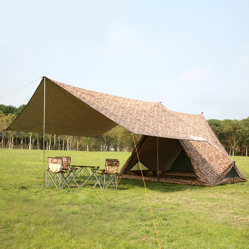 Tienda de campamento de camuflaje al aire libre