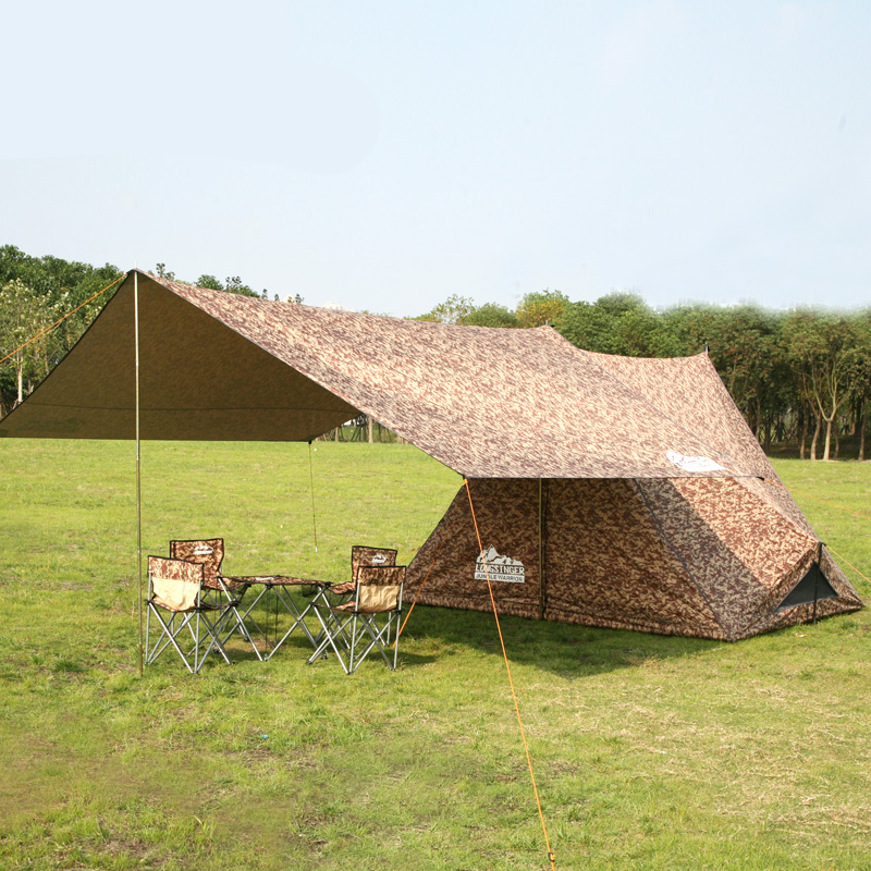Tienda de campamento de camuflaje al aire libre