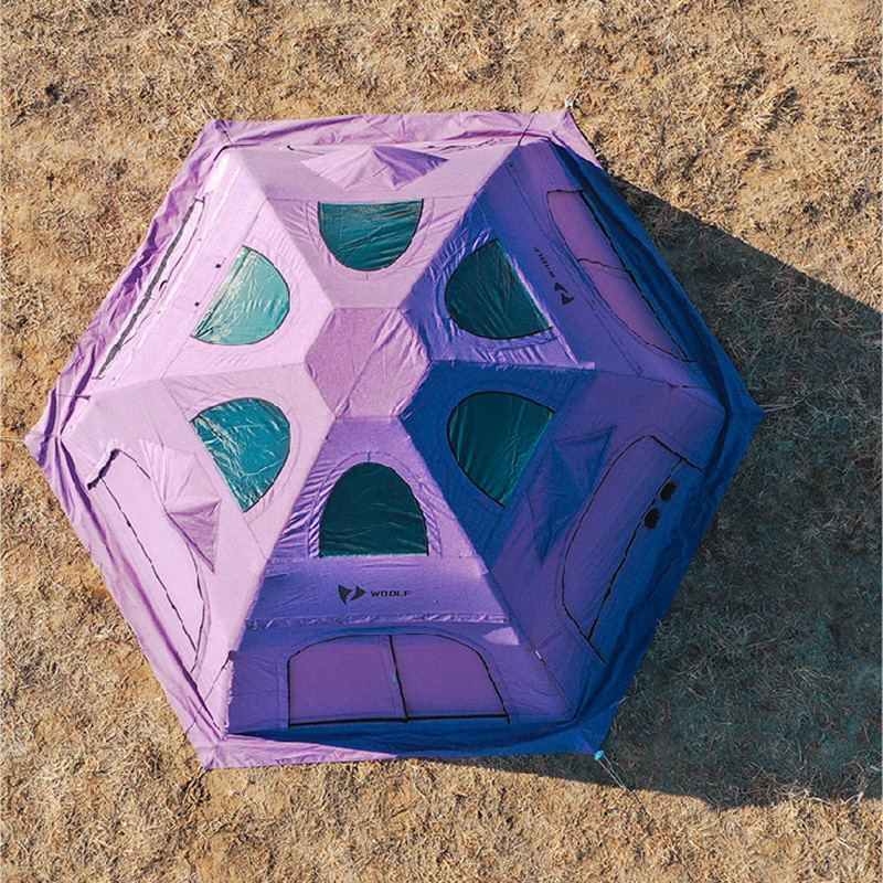 Tienda esférica inflable