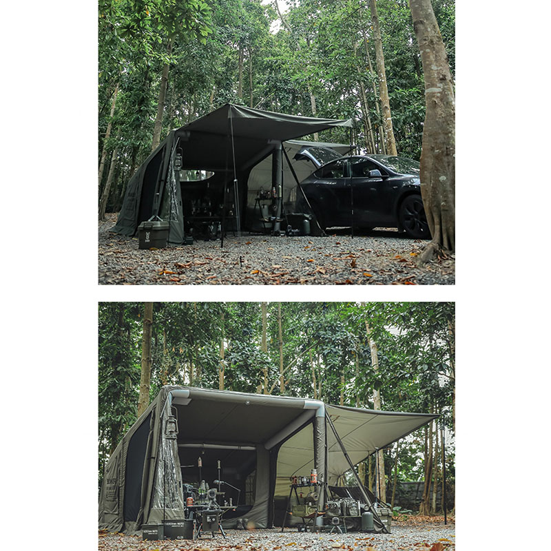 Carpa inflable Camping Estilo militar al aire libre