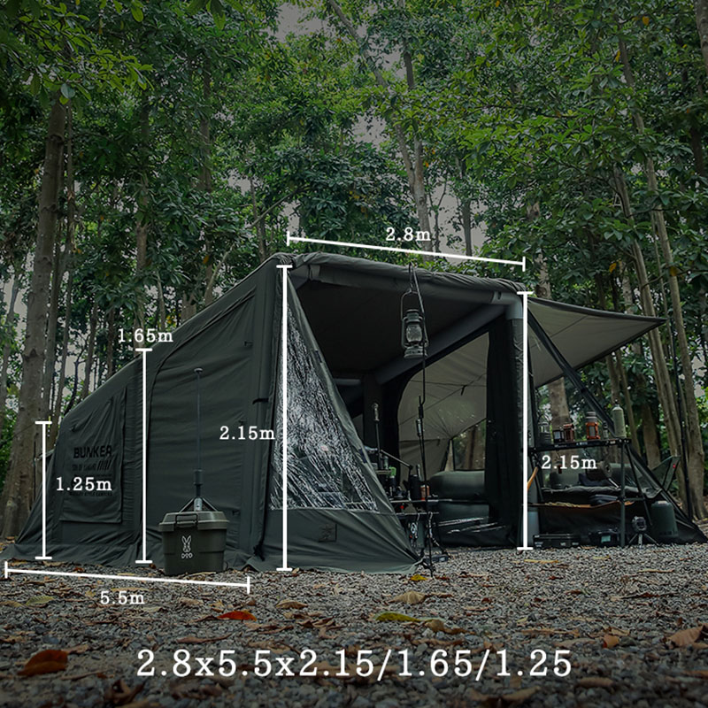 Carpa inflable Camping Estilo militar al aire libre